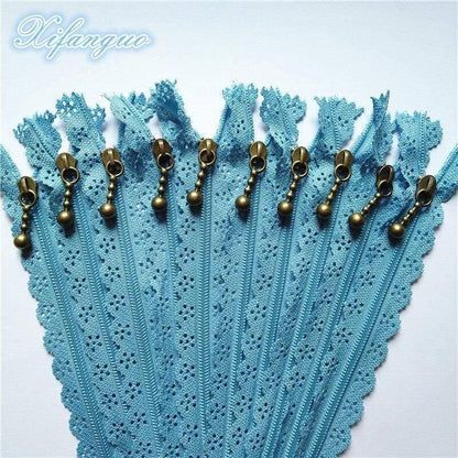 Avelena | 5/10Stm 25Cm 10 Zoll Diy 3# Nylon Spiral Blumenreißverschluss für Diy Nähen Schneiderhandwerk Bett Tasche 20 Farben #