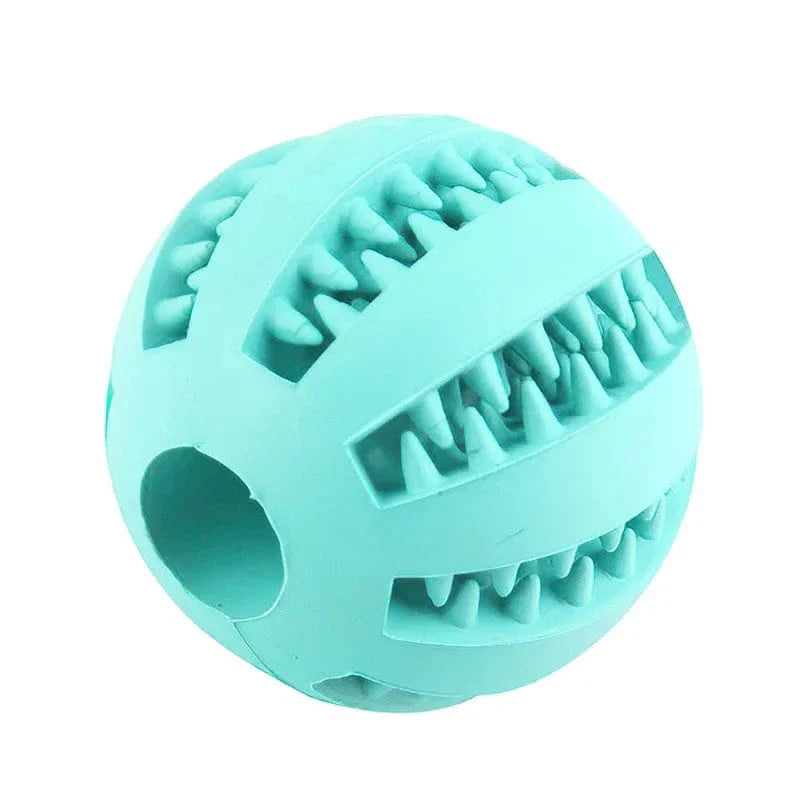 Avelena | Hund Ball Spielzeug für Kleine Hunde Interaktiv Elastizität Welpen Kauknochen Spielzeug Zahnreinigung Gummi Futter Ball Spielzeug Haustierzubehör