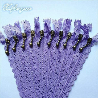 Avelena | 5/10Stm 25Cm 10 Zoll Diy 3# Nylon Spiral Blumenreißverschluss für Diy Nähen Schneiderhandwerk Bett Tasche 20 Farben #