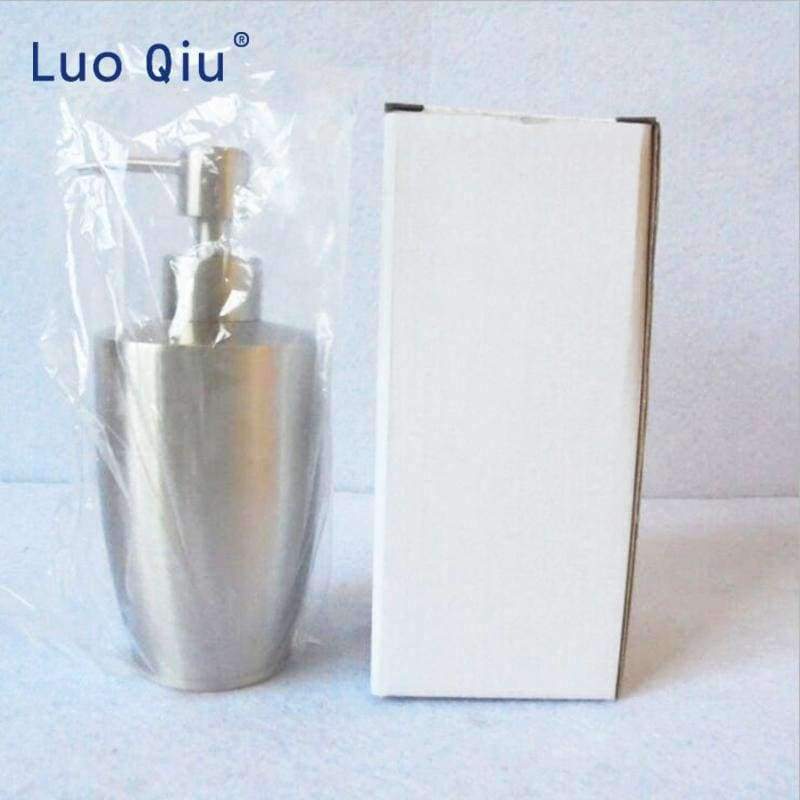 Avelena | Luo Qiu Edelstahl Küche Bad Flüssigseifenspender Lotion Detergent Flasche Badezimmer Zubehör Modern