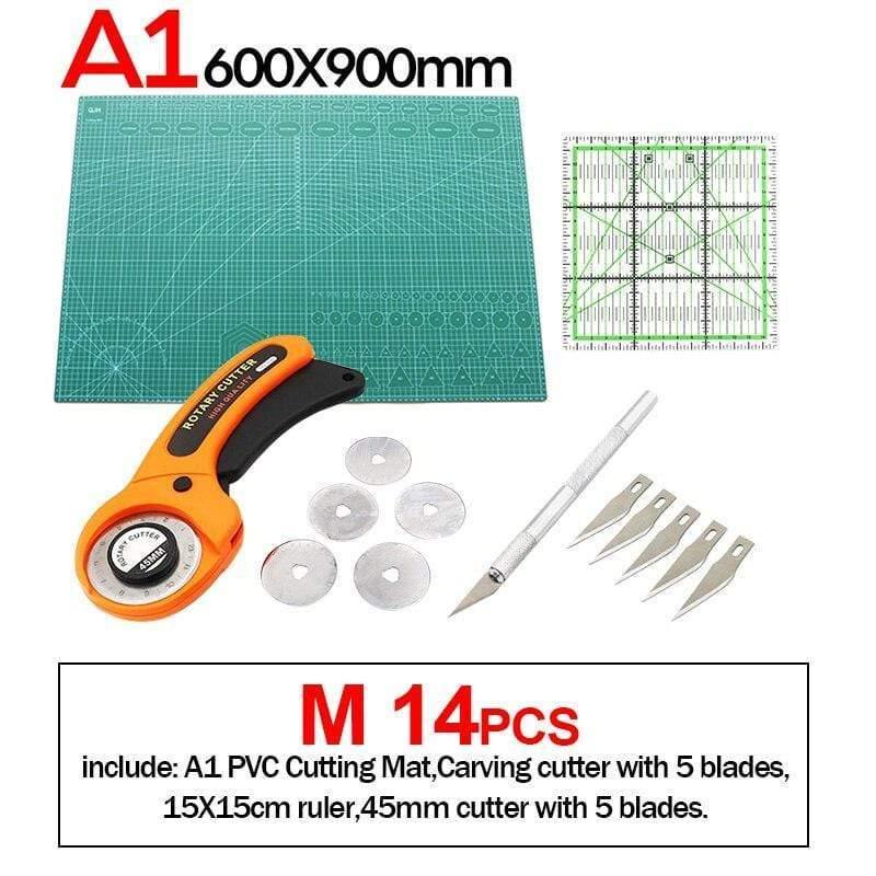 Avelena | A1 A2 A3 A4 A5 Pvc Schneidematten Ledergravur Schneidebrett Selbstheilende Matte Diy Lederhandwerk Schneidepad Nähzubehör