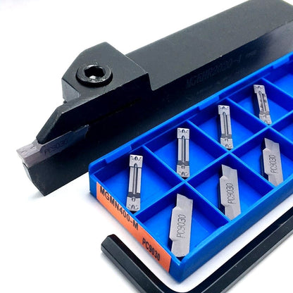 Avelena | Mgehr2020 Mgehr1010 Mgehr1212 Mgehr1616 Mgehr2525 Externer Slot-Werkzeughalter Hartmetall-Einsatz Mgmn300 Mgmn400 Einsätze Drehen Werkzeug