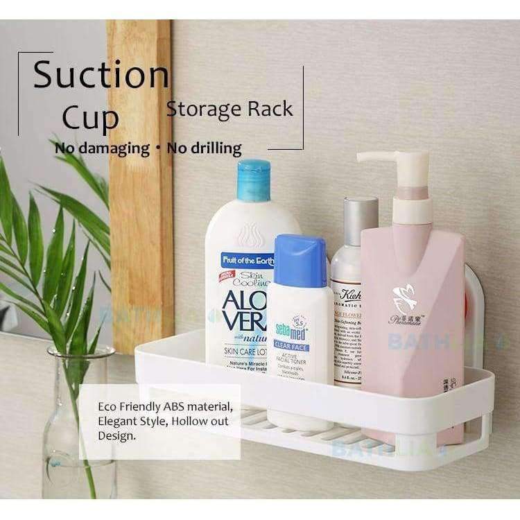 Avelena | Badezimmerzubehör Eckregal Duschablage Regal Badezimmer Shampoo Halter mit Saugnapf Super Große Größe Duschablage