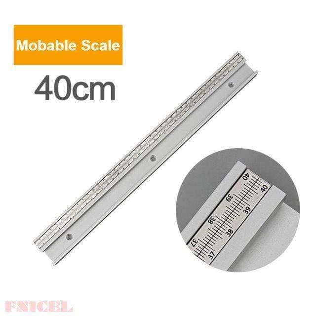 Avelena | 45 Typ T Schiene mit Maß Aluminiumlegierung T-Slots Gehrungsschiene 300-800Mm Diy Tischsägen Werkbank Holzverarbeitungswerkzeuge