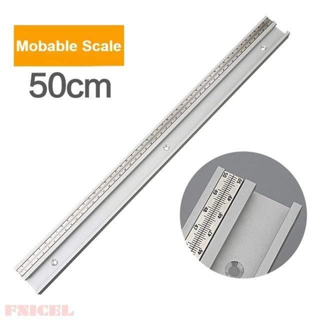 Avelena | 45 Typ T Schiene mit Maß Aluminiumlegierung T-Slots Gehrungsschiene 300-800Mm Diy Tischsägen Werkbank Holzverarbeitungswerkzeuge