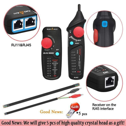 Avelena | Netzwerk-Kabel-Tracker-Tester Bside Fwt82 81 Rj45 Rj11 Telefonkabel-Toner Ethernet Lan-Tracker-Analyzer-Detektor-Leitungsfinder