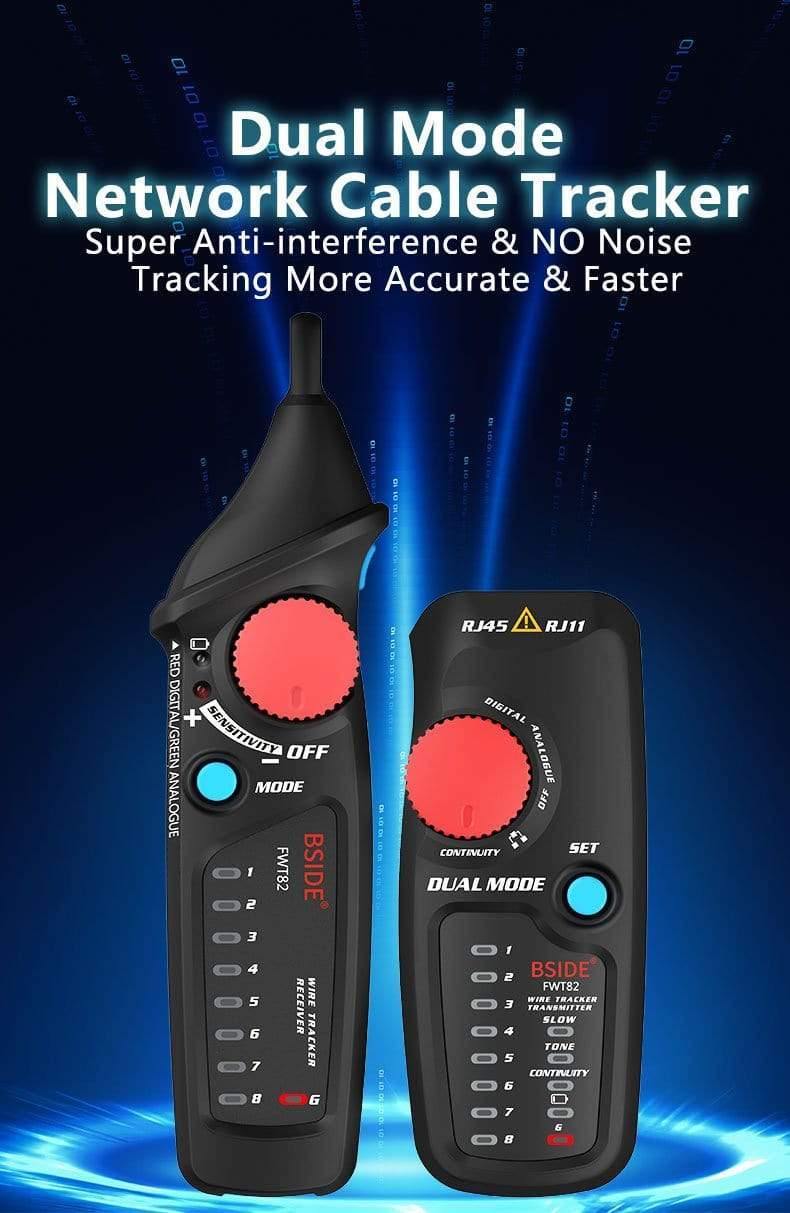 Avelena | Netzwerk-Kabel-Tracker-Tester Bside Fwt82 81 Rj45 Rj11 Telefonkabel-Toner Ethernet Lan-Tracker-Analyzer-Detektor-Leitungsfinder
