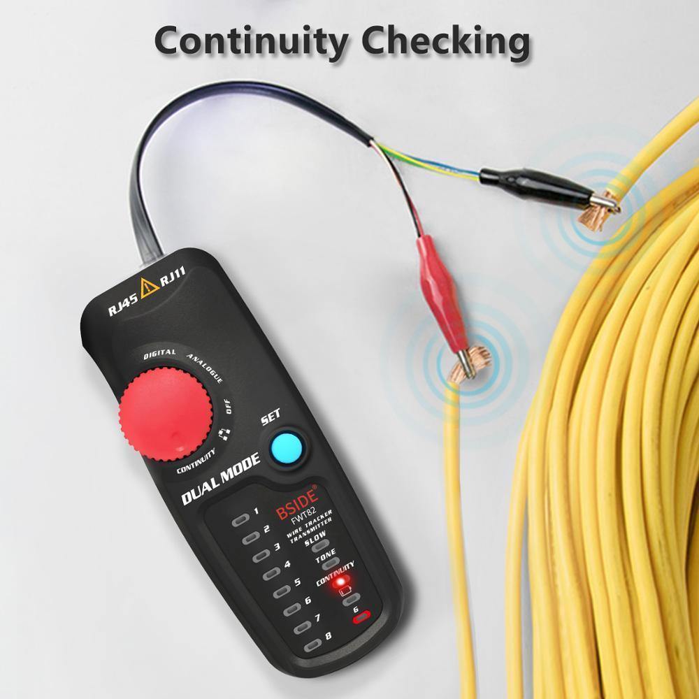 Avelena | Netzwerk-Kabel-Tracker-Tester Bside Fwt82 81 Rj45 Rj11 Telefonkabel-Toner Ethernet Lan-Tracker-Analyzer-Detektor-Leitungsfinder