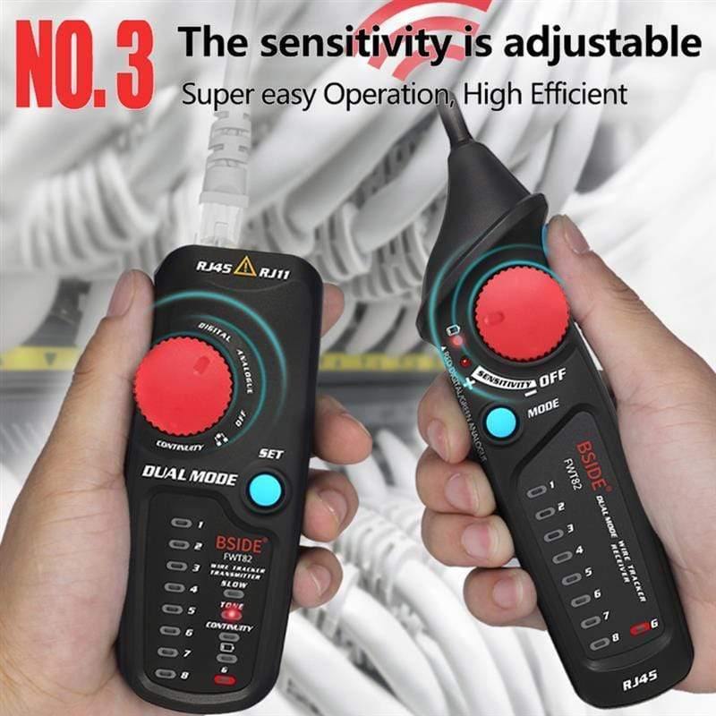 Avelena | Netzwerk-Kabel-Tracker-Tester Bside Fwt82 Rj45 Rj11 Telefonkabel-Toner Ethernet Lan-Tracer-Analyzer-Detektor-Leitungsfinder