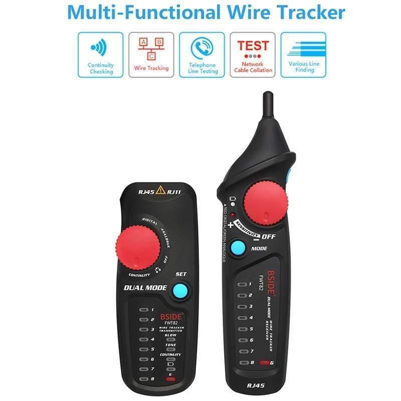Avelena | Netzwerk-Kabel-Tracker-Tester Bside Fwt82 Rj45 Rj11 Telefonkabel-Toner Ethernet Lan-Tracer-Analyzer-Detektor-Leitungsfinder