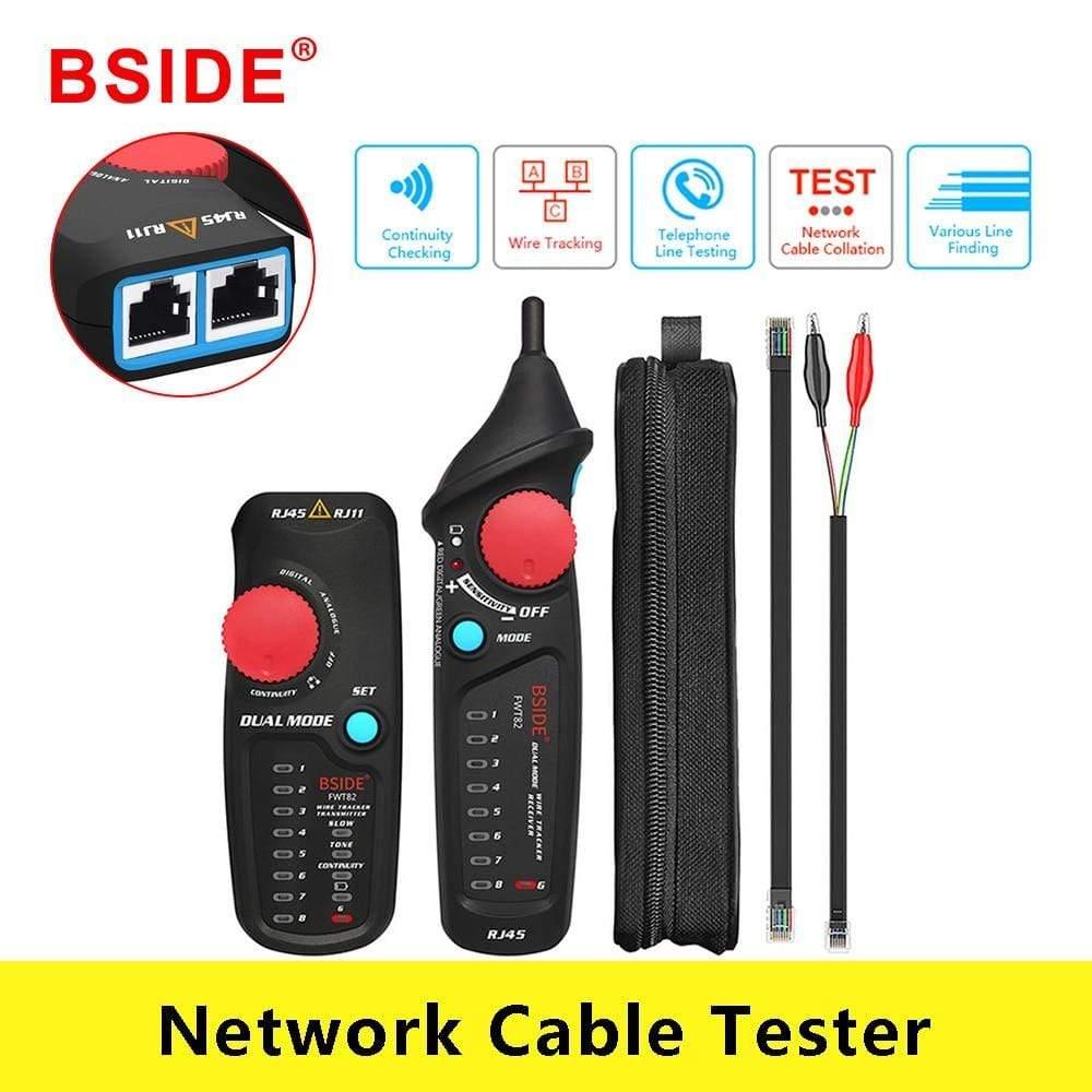 Avelena | Netzwerk-Kabel-Tracker-Tester Bside Fwt82 Rj45 Rj11 Telefonkabel-Toner Ethernet Lan-Tracer-Analyzer-Detektor-Leitungsfinder