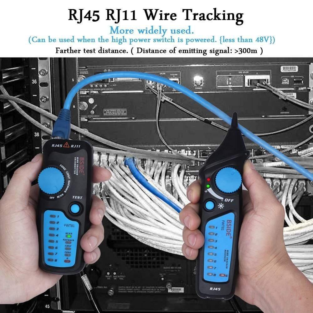 Avelena | Netzwerk Ethernet Kabel Lan Tester Tracker Telefon Rj45 Rj11 Telefonkabel Usb Kabel Analysator Detektor Leitungsfinder Werkzeuge Ms6812