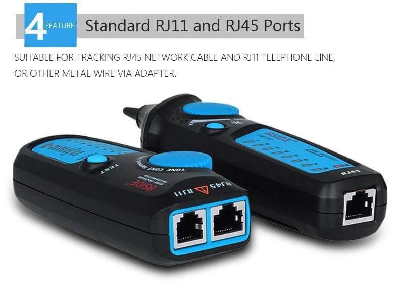 Avelena | Netzwerk Ethernet Kabel Lan Tester Tracker Telefon Rj45 Rj11 Telefonkabel Usb Kabel Analysator Detektor Leitungsfinder Werkzeuge Ms6812