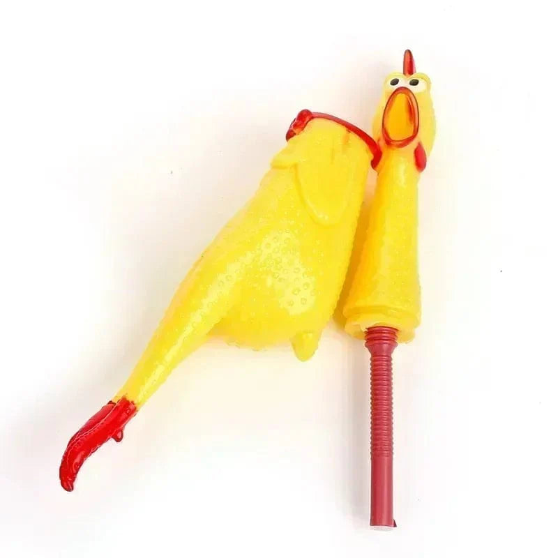 Avelena | Neues Haustier Hund Quietscht Spielzeug Schreiendes Huhn Quetsch Hund Kauen Spielzeug Langlebig Und Spaß Gelbes Gummi Auspuff Huhn 17Cm 31Cm 40Cm Spielzeuge