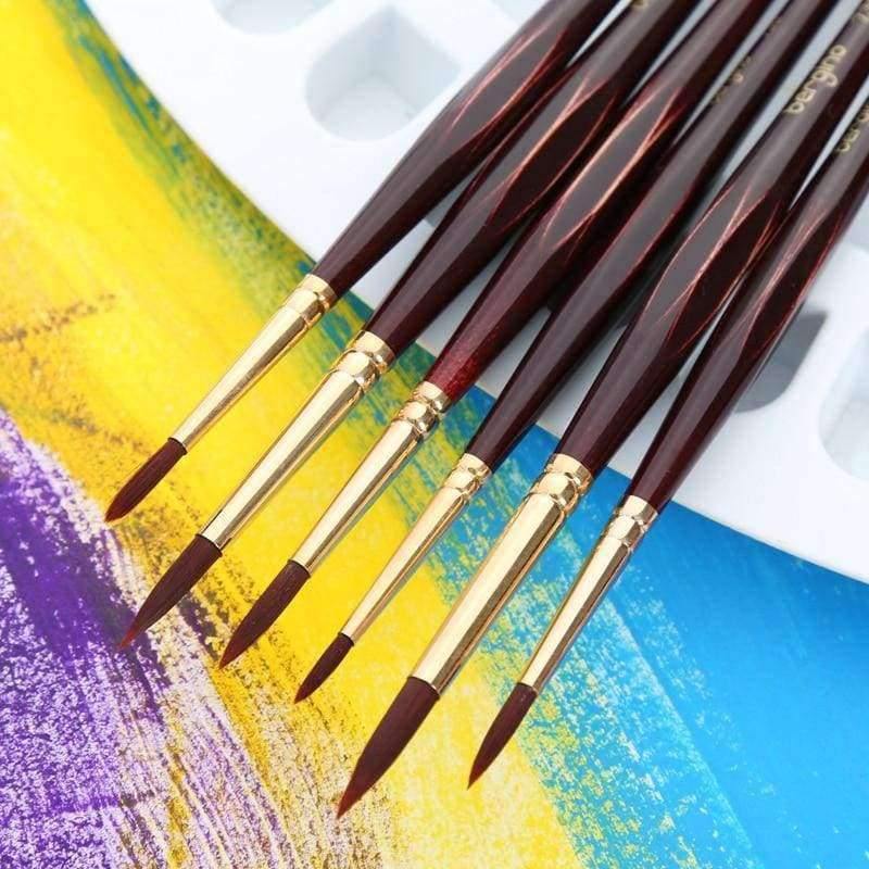 Avelena | Professioneller Aquarellpinsel mit Nylonhaaren, Spitz, Aquarell-, Öl-, Acrylmalpinsel für Künstler, Kunstbedarf 730