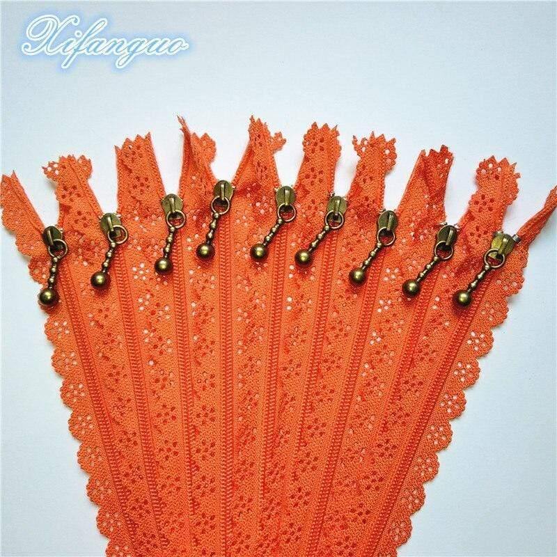 Avelena | 5/10Stm 25Cm 10 Zoll Diy 3# Nylon Spiral Blumenreißverschluss für Diy Nähen Schneiderhandwerk Bett Tasche 20 Farben #