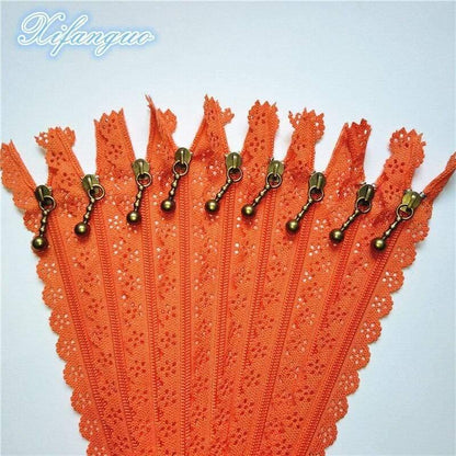 Avelena | 5/10Stm 25Cm 10 Zoll Diy 3# Nylon Spiral Blumenreißverschluss für Diy Nähen Schneiderhandwerk Bett Tasche 20 Farben #