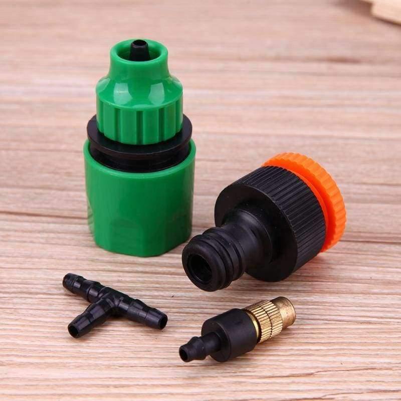 Avelena | Outdoor Garten Nebel Kühlungssystem Anschluss 4/7Mm Schlauch 10 Stück Düsen Kit Sprinkler Bewässerung Kits System Gartenbedarf