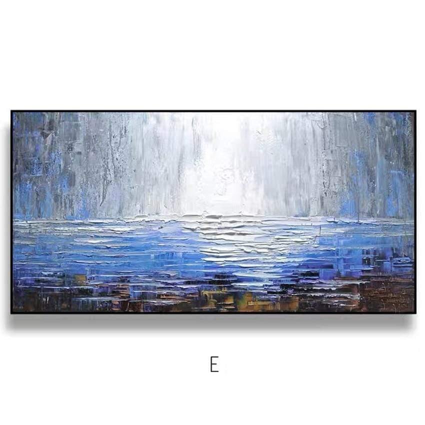 Avelena | Malknife Malerei Ölmalerei, Abstrakt Auf Leinwand 100% Handgemachte Kunst Moderne Kunst Wohnzimmer Wanddeko