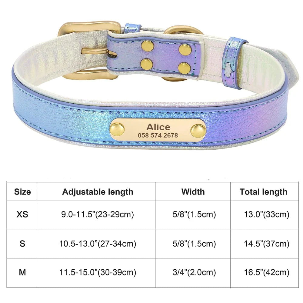 Avelena | Personalisierter Hund Katze Halsband Verstellbares Katzen Kristall Halsbänder Anti-Verlust Leder Welpen Katzen Halskette Fliege Strass Zubehör