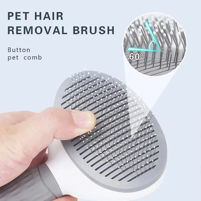 Avelena | Katze Hund Kamm Nadelbürste Langhaarpflege Edelstahl Grooming Flöhe Zecken Entfernung Flüssiges Haar Schönheitszubehör