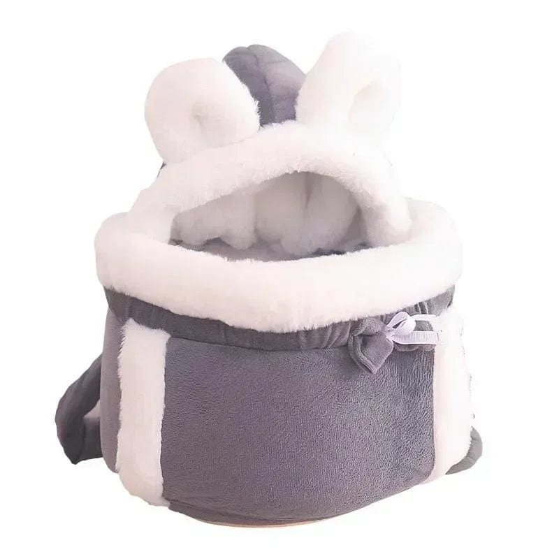 Avelena | Tragetasche Für Haustiere Katze Hunde Plüsch Rucksack Outdoor Reise Spaziergang Winter Warm Nest Kätzchen Welpe Hängende Brust Tragbare Träger