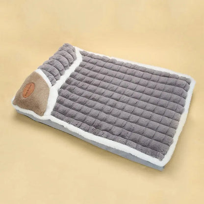 Avelena | Haustier Kudde Hund Winter Kuschelig Weich Warm Nest Winter Hundekudde Katze Kudde Warm Winter Kuscheln für Katze Warm Abnehmbar und Waschbar