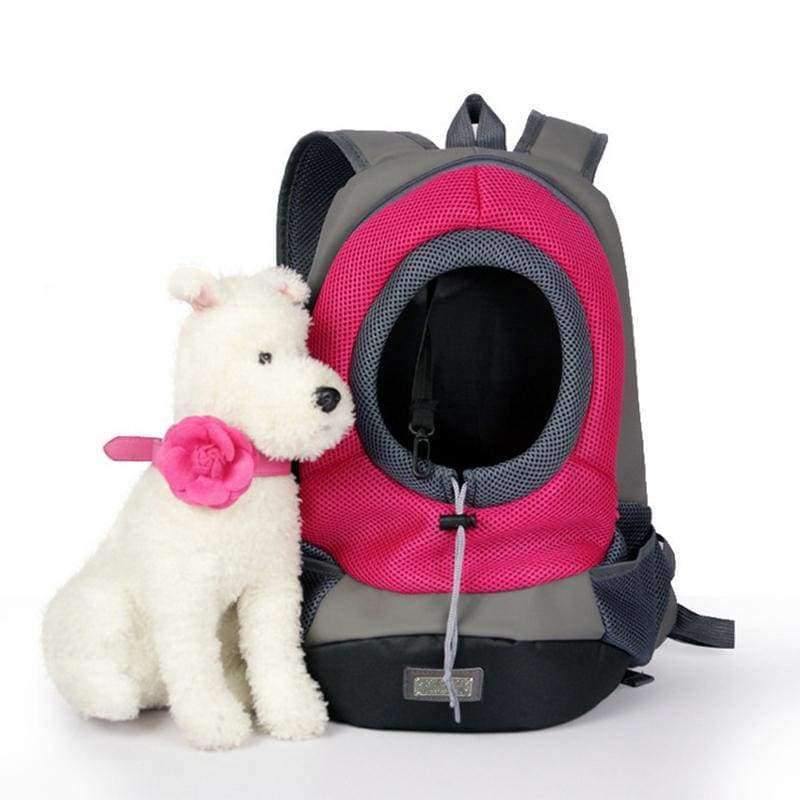 Avelena | Haustier Hundeträger Haustier Rucksacktasche Tragetasche Haustier Hund Vorderbeutel Mesh Rucksack Kopf Heraus Doppel Schulter