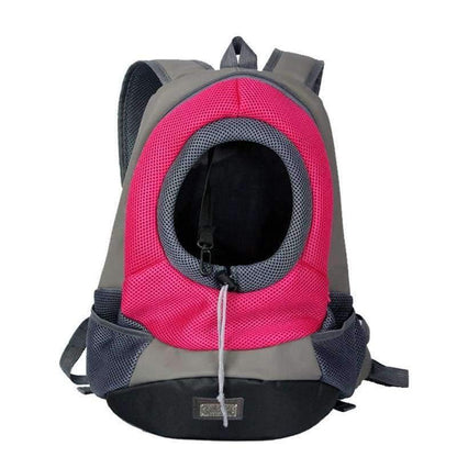 Avelena | Haustier Hundeträger Haustier Rucksacktasche Tragetasche Haustier Hund Vorderbeutel Mesh Rucksack Kopf Heraus Doppel Schulter