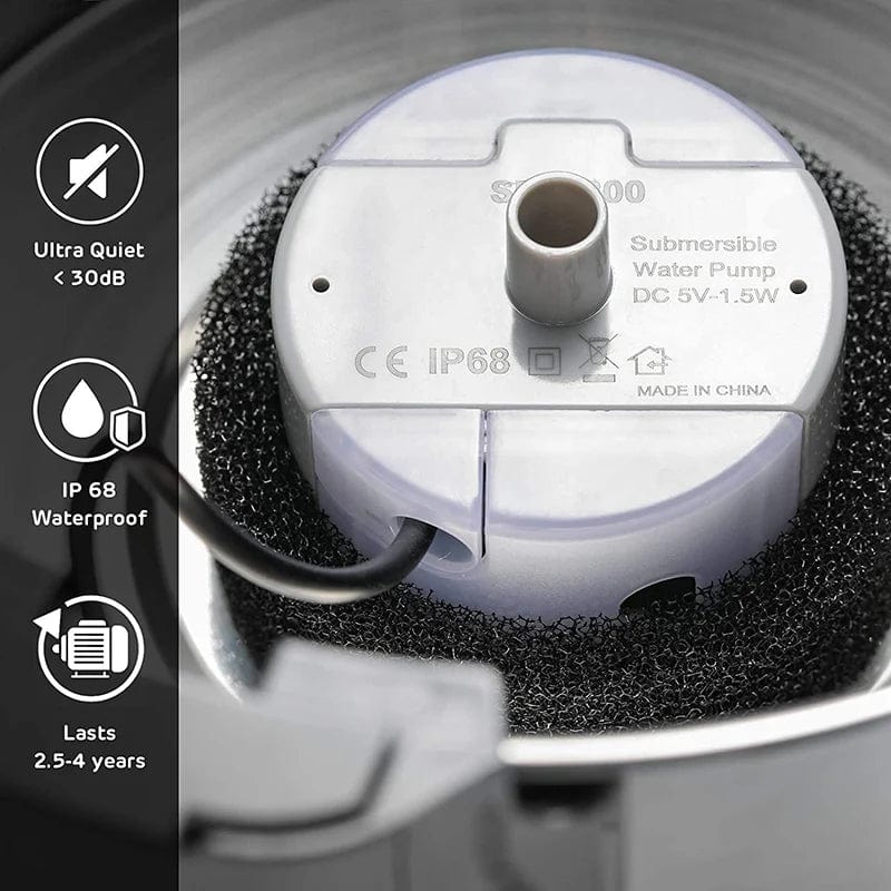 Avelena | Haustierbrunnen Motor Tauchpumpe Katzen-Trinkbrunnen Sma-800 Usb Wasserpumpe Katzenbrunnen Zubehör Leise Dc 5V/1A Wasserpumpe