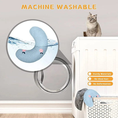 Avelena | Pet Little Pillow Fashion Nackenstütze Tiefschlaf Welpen Kätzchen U-Förmiges Kissen Hund Katze Kopfstütze Schlafkissen Haustierbedarf