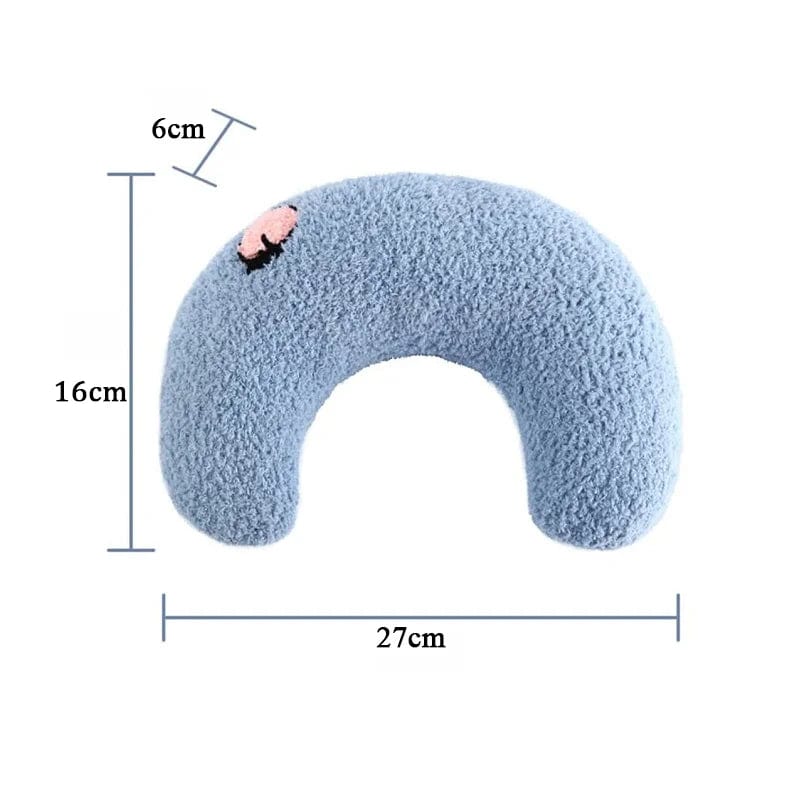 Avelena | Pet Little Pillow Fashion Nackenstütze Tiefschlaf Welpen Kätzchen U-Förmiges Kissen Hund Katze Kopfstütze Schlafkissen Haustierbedarf
