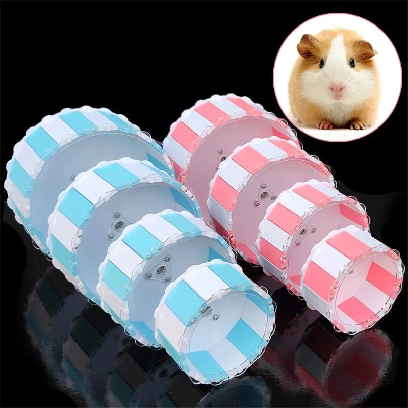 Avelena | Haustier-Spielzeug Sport Rundrad Hamster Lauftraining Rad Kleintier Haustierkäfig Zubehör Leises Haustier Trainingszubehör