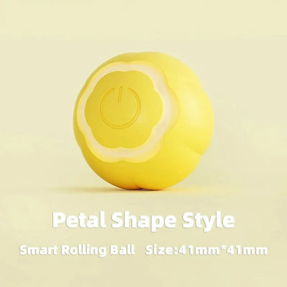 Avelena | Haustier Automatisch Rollendes Spielzeug für Katze Training Selbstfahrendes Kätzchen Spielzeug Innen Interaktives Spiel Elektrisch Smart Katzenball Spielzeug Zubehör