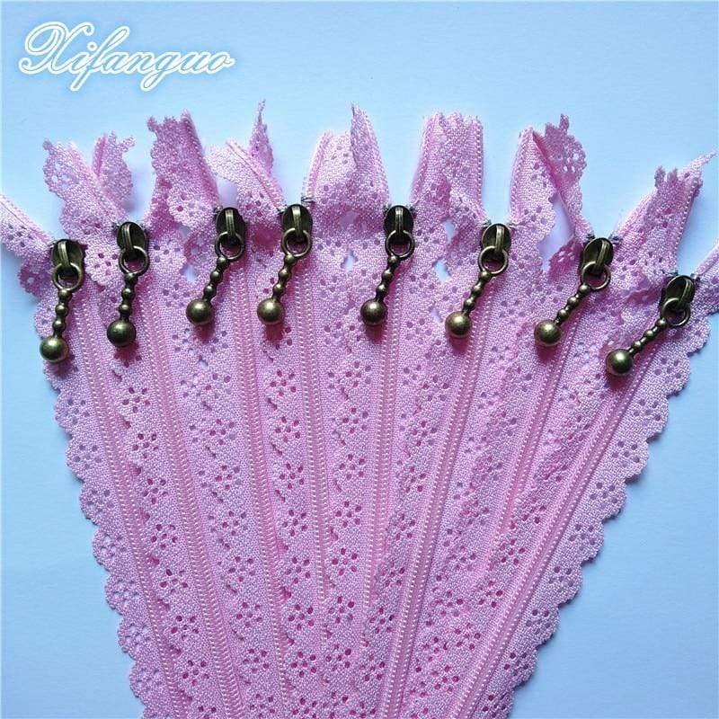Avelena | 5/10Stm 25Cm 10 Zoll Diy 3# Nylon Spiral Blumenreißverschluss für Diy Nähen Schneiderhandwerk Bett Tasche 20 Farben #