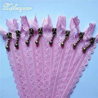 Avelena | 5/10Stm 25Cm 10 Zoll Diy 3# Nylon Spiral Blumenreißverschluss für Diy Nähen Schneiderhandwerk Bett Tasche 20 Farben #