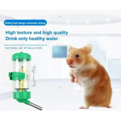 Avelena | Kunststoff Hamster Trinkwasserflasche Spender Futterspender Aufhängemechanismus Meerschweinchen Eichhörnchen Kaninchen Trinkflasche Haustier Trinkbrunnen