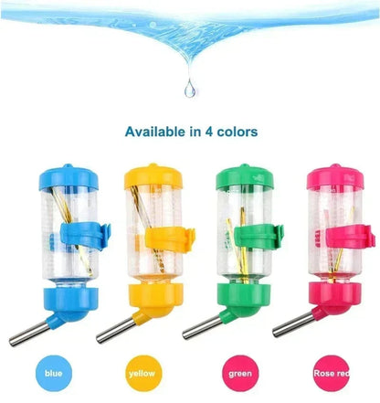 Avelena | Kunststoff Hamster Trinkwasserflasche Spender Futterspender Aufhängemechanismus Meerschweinchen Eichhörnchen Kaninchen Trinkflasche Haustier Trinkbrunnen