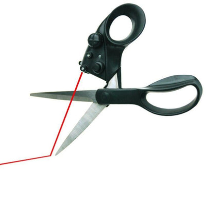 Avelena | Professionelle Laser-Gestützte Schneiderscheren Diy Infrarot-Positionslaser Edelstahl-Scheren für Näharbeiten Nähzubehör Schwarz