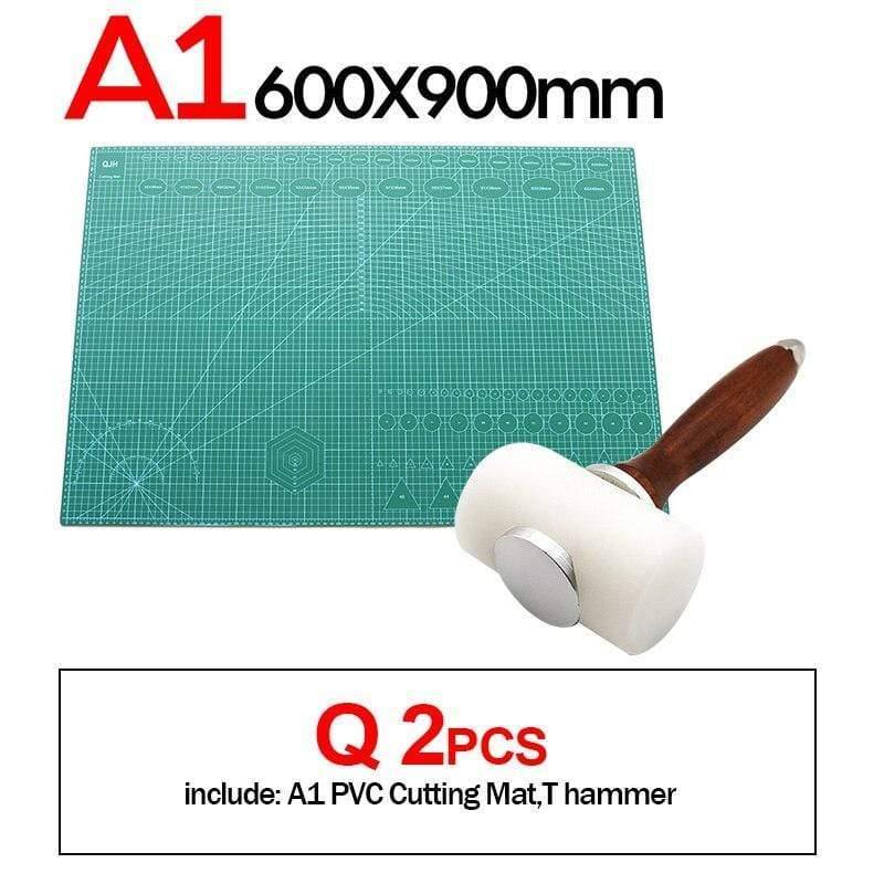 Avelena | A1A2A3A4 Pvc Schneidematte Diy Lederhandwerk Werkzeug Doppelseitige Selbstheilende Matte Pad Schneid Patchwork Nähwerkzeug Set