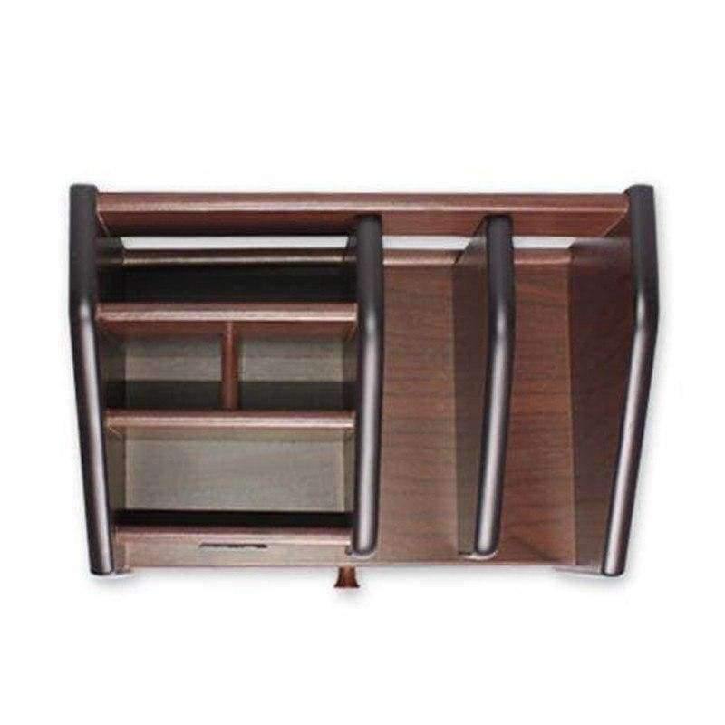 Avelena | Qualitäts Holz Stifthalter Schreibwarenhalter Stifte Topf Schreibtisch Organizer Bleistiftständer Büroschreibtisch Zubehör Mit Schubladenunterteilung
