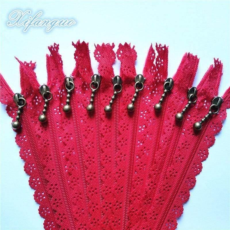 Avelena | 5/10Stm 25Cm 10 Zoll Diy 3# Nylon Spiral Blumenreißverschluss für Diy Nähen Schneiderhandwerk Bett Tasche 20 Farben #