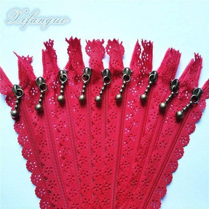 Avelena | 5/10Stm 25Cm 10 Zoll Diy 3# Nylon Spiral Blumenreißverschluss für Diy Nähen Schneiderhandwerk Bett Tasche 20 Farben #