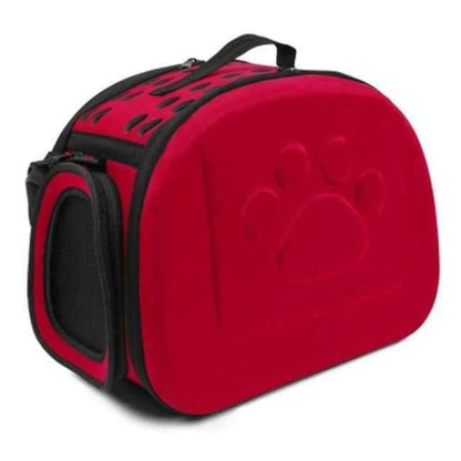 Avelena | Haustier Hund Katze Trage Tasche Atmungsaktive Outdoor Schultertaschen Reisetasche Faltbare Tragebox Zusammenklappbarer Käfig Tragetasche Handtasche