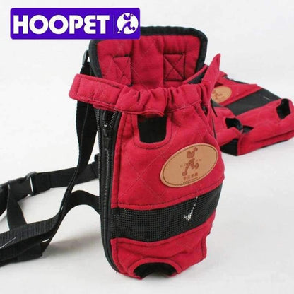 Avelena | Hundeträgerschwarz Mode Rote Farbe Reisehunderrucksack Atmungsaktive Haustiertaschen Schulter-Haustier Welpen-Träger