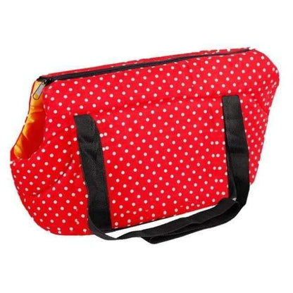 Avelena | Punktdruck Haustier Hundetrage Sling Winter Warm Katze Trage Tasche Outdoor Reisen Kleine Hund Schultertasche für Chihuahua S/L