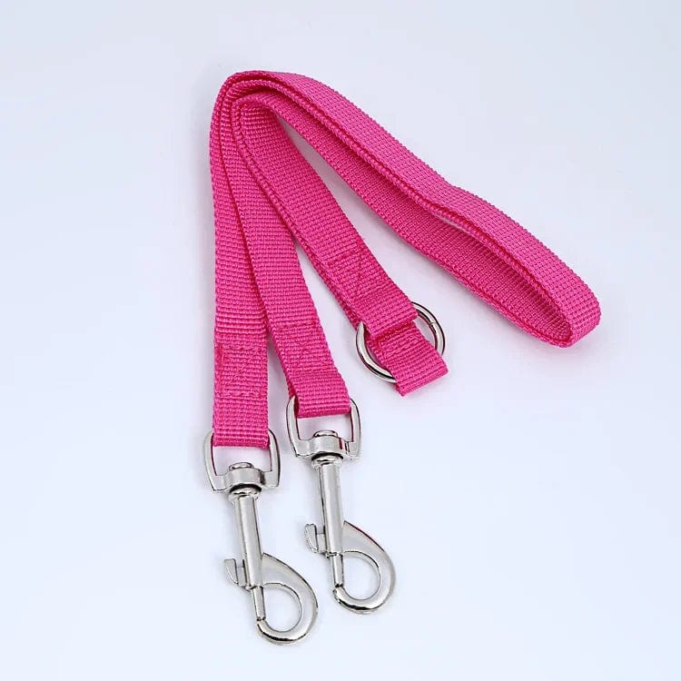Avelena | Doppelter Zwillings-Dual-Kuppel-Hundeleine Zwei-In-Eins Starkes Nylon V-Form Haustier Hundeleine Bunte Zwei-Wege Haustierleine
