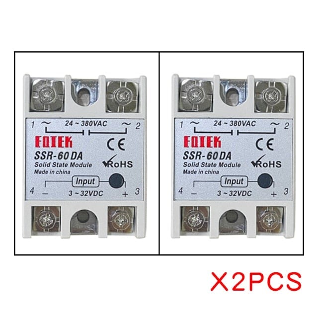 Avelena | Rex-C100 Digitale Pid Temperaturregler Thermostat Ssr Ausgang + Max. 40A Ssr Relais + K Thermoelementsonde Hohe Qualität