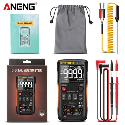 Avelena | Aneng Q1 Digitale Multimeter 9999 Analogtester Wahrer Rms Professionelles Multimeter Diy Transistor Kondensator Ncv Tester Lcr Meter