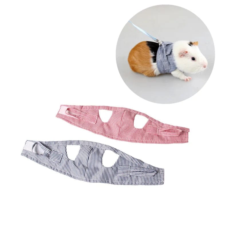 Avelena | S/L Kleintier Brustgurt Hamster Outdoor Zugseil Verstellbares Geschirr Leine Weste Für Kaninchen Igel Chinchilla Meerschweinchen